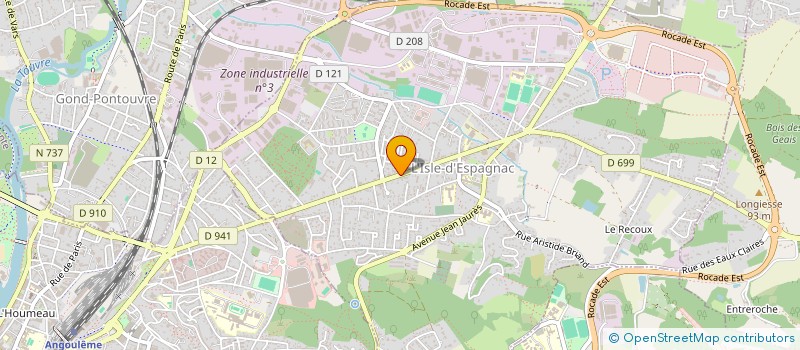 localisation de l'entreprise SCI DE LA PLANCHE  L'ISLE-D'ESPAGNAC