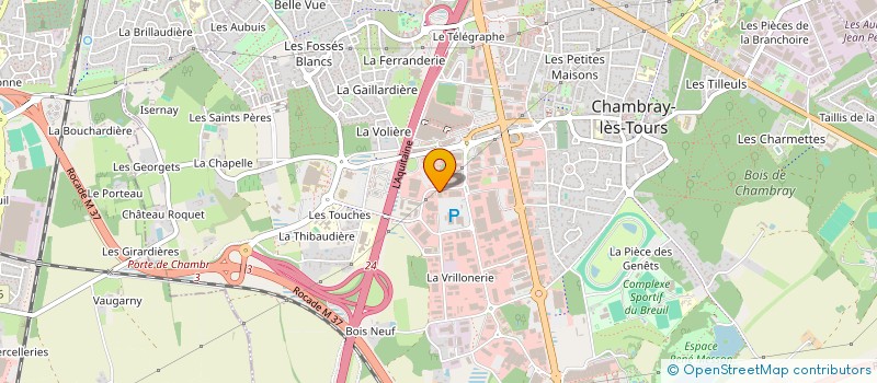 localisation de l'entreprise SCI DE LA PLANCHE  CHAMBRAY-LES-TOURS