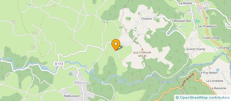 localisation de l'entreprise SCI DE LA PLANCHE  SAINT-SYLVAIN