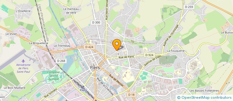 localisation de l'entreprise SCI DE LA PLANCHETTE à FLERS