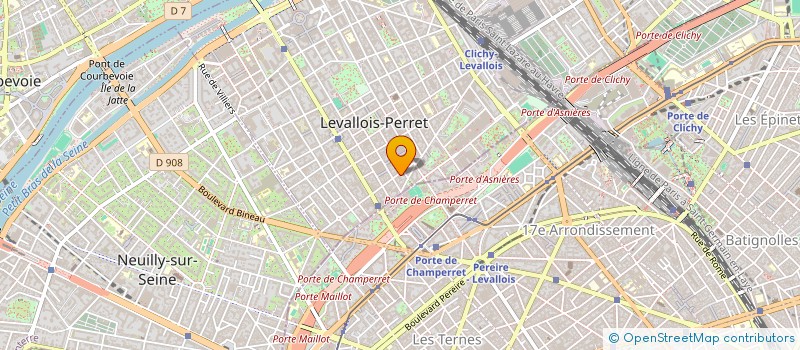 localisation de l'entreprise SCI DE LA PLANQUE à LEVALLOIS-PERRET
