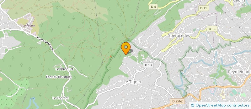 localisation de l'entreprise SCI DE LA PLAQUE TECTONIQUE à LE TIGNET