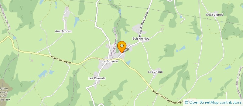 localisation de l'entreprise SCI DE LA PLEIADE  SAINT-CHRISTOPHE-EN-BOURBONNAIS