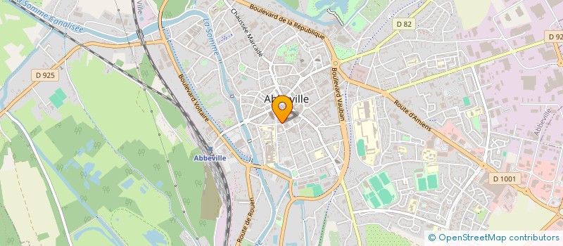localisation de l'entreprise SCI DE LA PLUME à ABBEVILLE