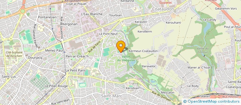localisation de l'entreprise SCI DE LA POINTE à BREST