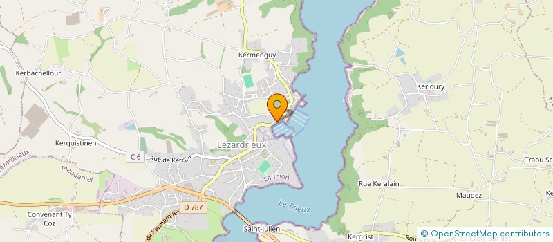 localisation de l'entreprise SCI DE LA POINTE  LEZARDRIEUX