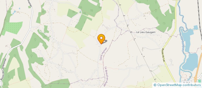 localisation de l'entreprise SCI DE LA POINTE  SAINT-GATIEN-DES-BOIS