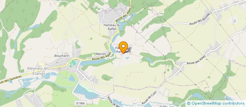 localisation de l'entreprise SCI DE LA POINTE  MEYRIEU-LES-ETANGS