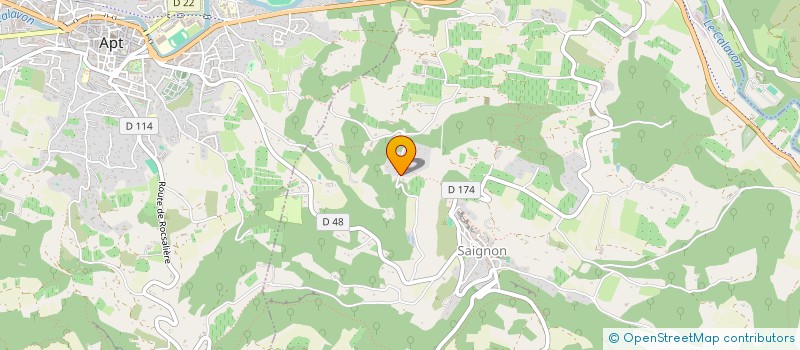 localisation de l'entreprise SCI DE LA POINTE  SAIGNON