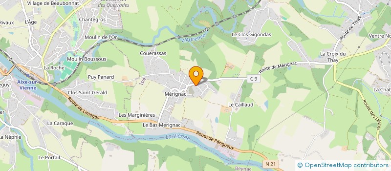 localisation de l'entreprise SCI DE LA POINTE à ISLE