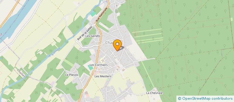 localisation de l'entreprise SCI DE LA POINTE BLANCHE  CHAILLES