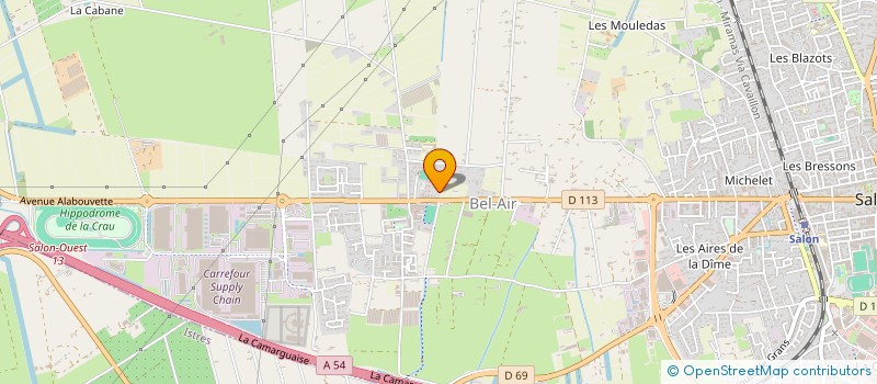 localisation de l'entreprise SCI DE LA POINTE CARAMASSAIGNE  SALON-DE-PROVENCE