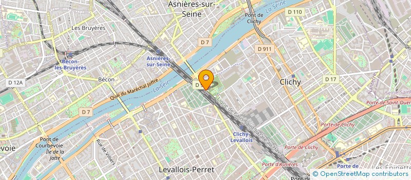localisation de l'entreprise SCI DE LA POINTE D'ASNIERES à CLICHY