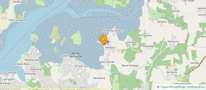 localisation de l'entreprise SCI DE LA POINTE DE LEVEN  BELZ