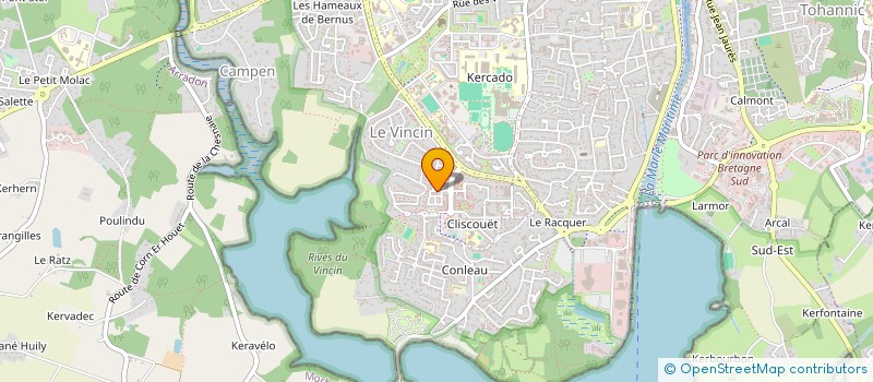 localisation de l'entreprise SCI DE LA POINTE DES EMIGRES à VANNES