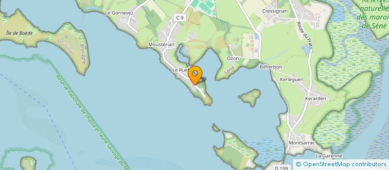 localisation de l'entreprise SCI DE LA POINTE DU BILL  SENE