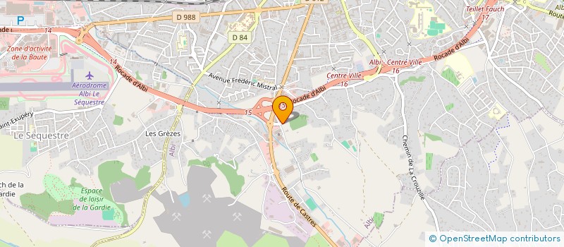 localisation de l'entreprise SCI DE LA POINTE DU VERBIAL à ALBI