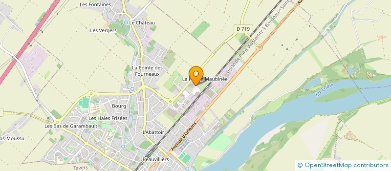 localisation de l'entreprise SCI DE LA POINTE MAULINEE  BEAUGENCY