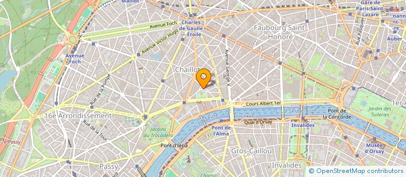 localisation de l'entreprise SCI DE LA POLYCLINIQUE DU GOLFE  PARIS