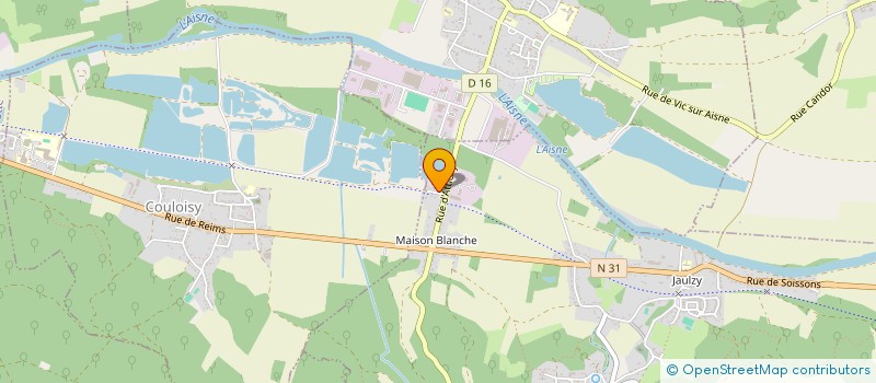 localisation de l'entreprise SCI DE LA POMME A CEDRE  JAULZY