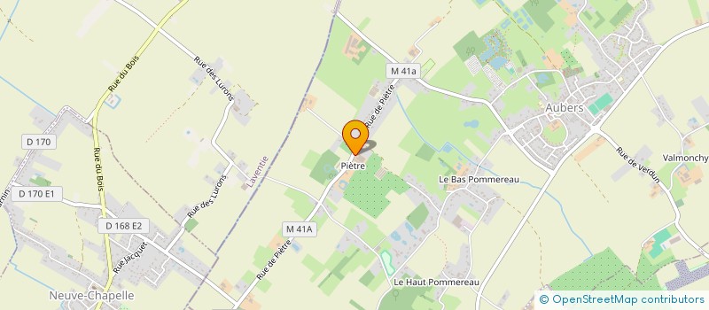 localisation de l'entreprise SCI DE LA POMMERAIE à AUBERS