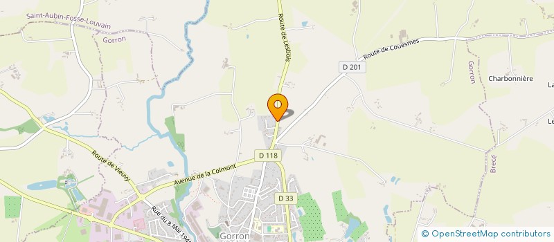 localisation de l'entreprise SCI DE LA POMMERAIE  GORRON