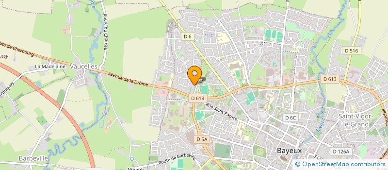 localisation de l'entreprise SCI DE LA POMMERAIE  BAYEUX