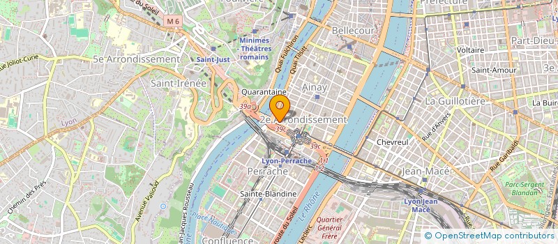 localisation de l'entreprise SCI DE LA POMPE  LYON