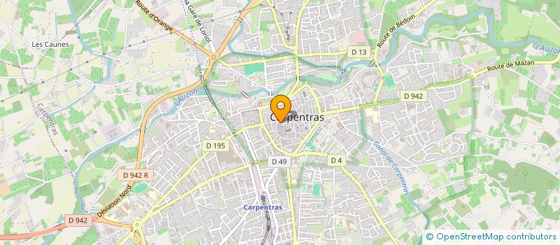 localisation de l'entreprise SCI DE LA POMPE  CARPENTRAS