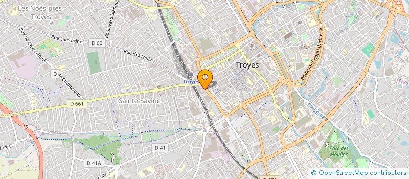 localisation de l'entreprise SCI DE LA POMPE  TROYES