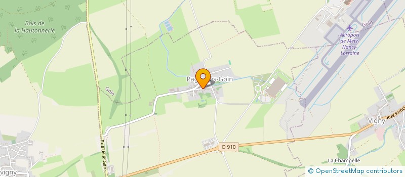 localisation de l'entreprise SCI DE LA POMPE ROUGE  PAGNY-LES-GOIN