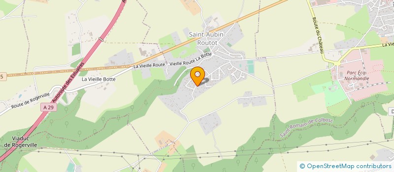 localisation de l'entreprise SCI DE LA PORCE OCEANE  SAINT-AUBIN-ROUTOT