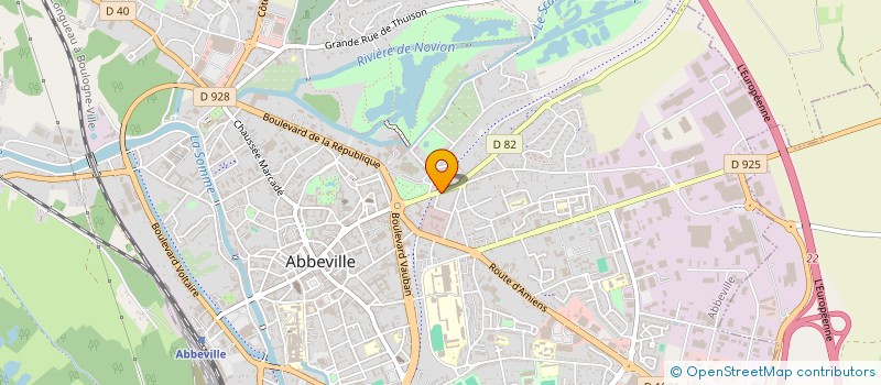 localisation de l'entreprise SCI DE LA PORETE DU BOIS à ABBEVILLE