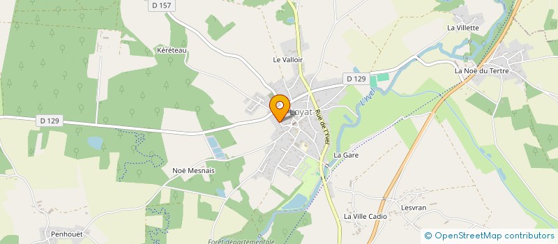 localisation de l'entreprise SCI DE LA PORTE  LOYAT