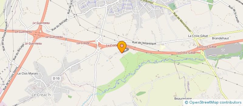 localisation de l'entreprise SCI DE LA PORTE ALLAIN  TREGUEUX