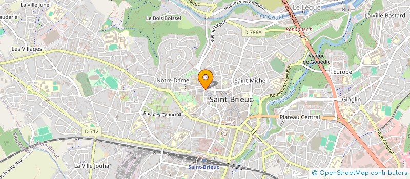 localisation de l'entreprise SCI DE LA PORTE ARON à SAINT-BRIEUC