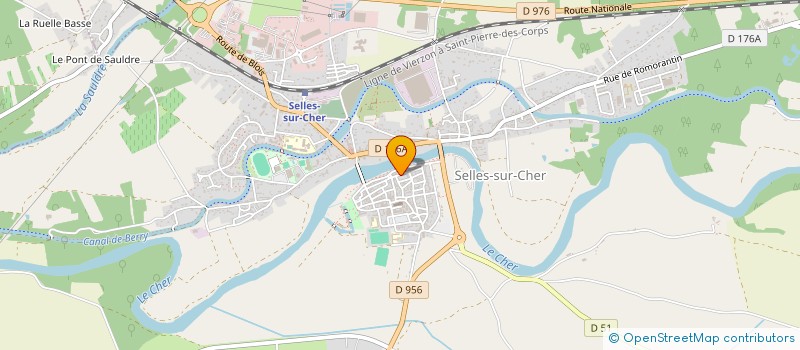 localisation de l'entreprise SCI DE LA PORTE AUX RENARDS  SELLES-SUR-CHER