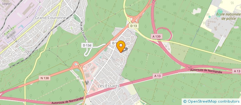 localisation de l'entreprise SCI DE LA PORTE BLANCHE  GRAND-COURONNE