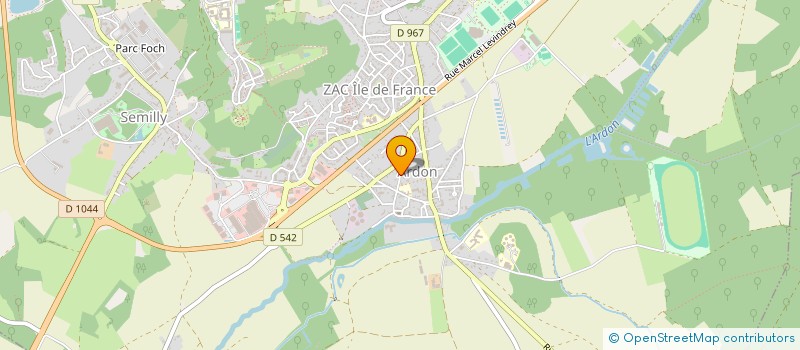 localisation de l'entreprise SCI DE LA PORTE D' ARDON à LAON