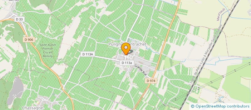 localisation de l'entreprise SCI DE LA PORTE D'OR  CHASSAGNE-MONTRACHET