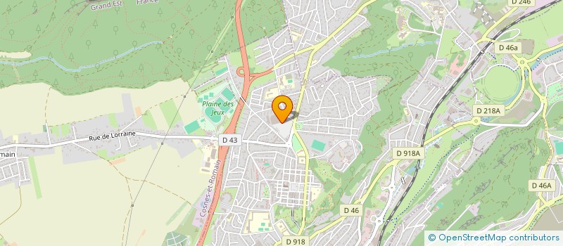 localisation de l'entreprise SCI DE LA PORTE DE FRANCE à LONGWY