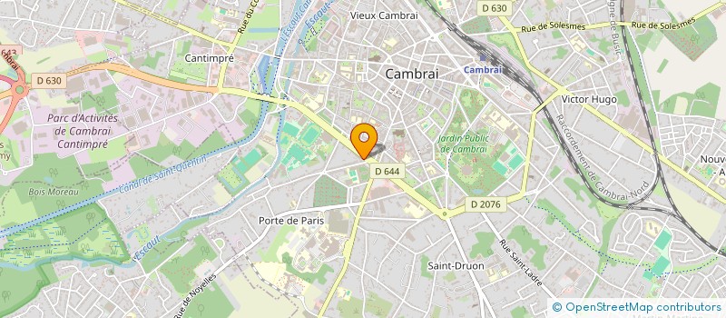 localisation de l'entreprise SCI DE LA PORTE DE PARIS à CAMBRAI