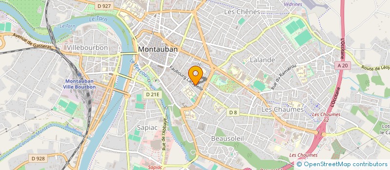 localisation de l'entreprise SCI DE LA PORTE DE TOULOUSE  MONTAUBAN