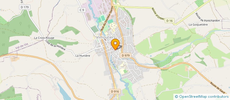 localisation de l'entreprise SCI DE LA PORTE DU CHATELAIS à VIMOUTIERS