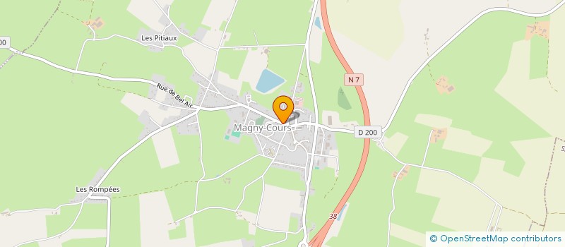 localisation de l'entreprise SCI DE LA PORTE DU CROUX à MAGNY-COURS