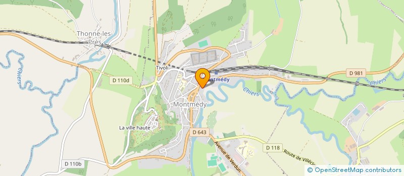 localisation de l'entreprise SCI DE LA PORTE DU LUXEMBOURG à MONTMEDY