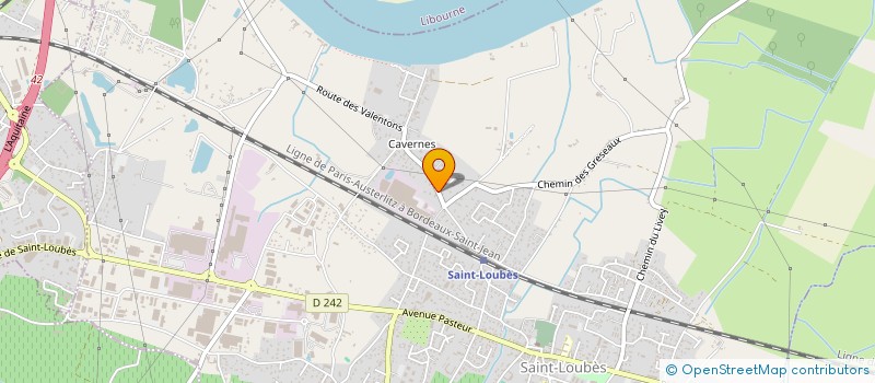 localisation de l'entreprise SCI DE LA PORTE DU PALAIS  SAINT-LOUBES