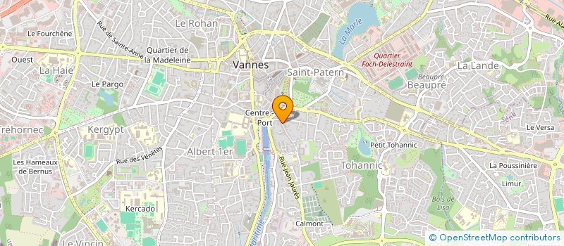 localisation de l'entreprise SCI DE LA PORTE PRISON à VANNES