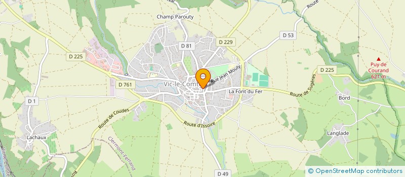 localisation de l'entreprise SCI DE LA PORTE ROBIN  VIC-LE-COMTE