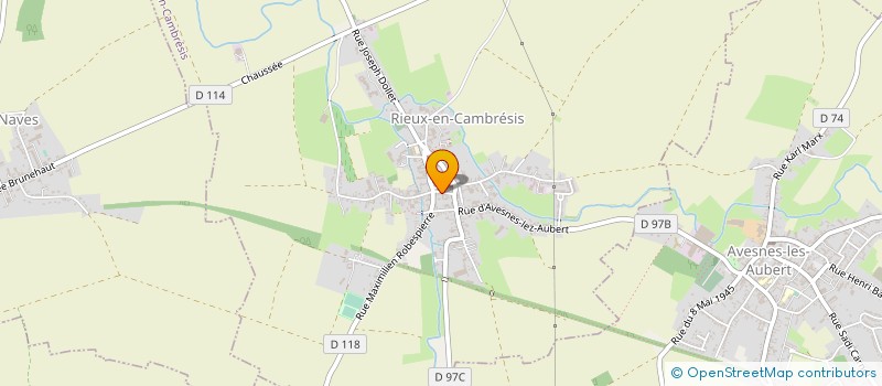 localisation de l'entreprise SCI DE LA POSTE  RIEUX-EN-CAMBRESIS